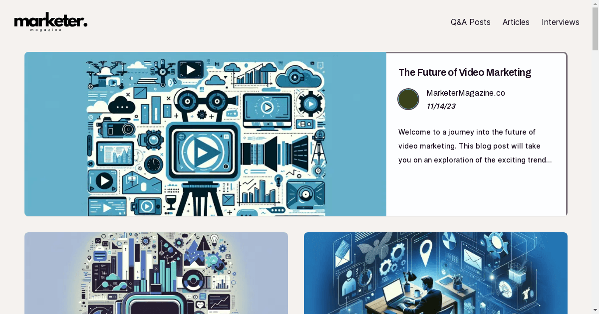 Marketer Magazine Launches as Digital Hub for Marketing Professionals