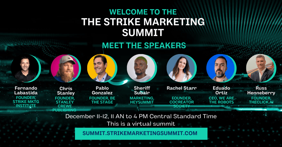 Strike Marketing Summit Launches to Combat AI Content Overload for Entrepreneurs