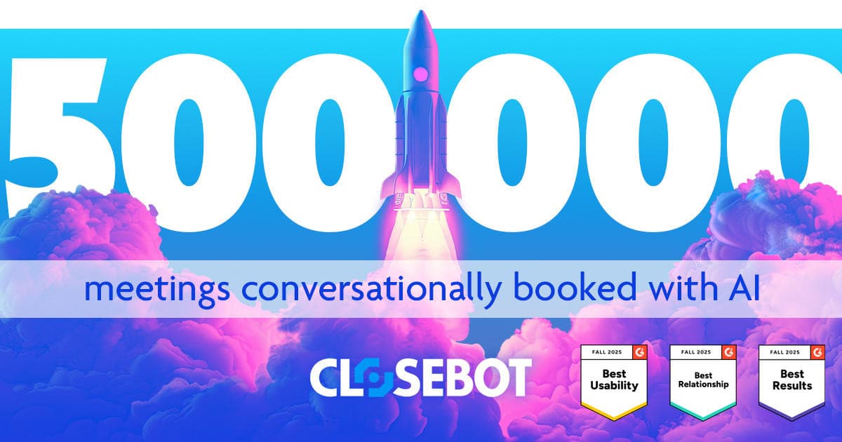 CloseBot Reaches 500,000 Appointments Milestone While Earning 14 G2 Awards in 2025 Fall Recognition